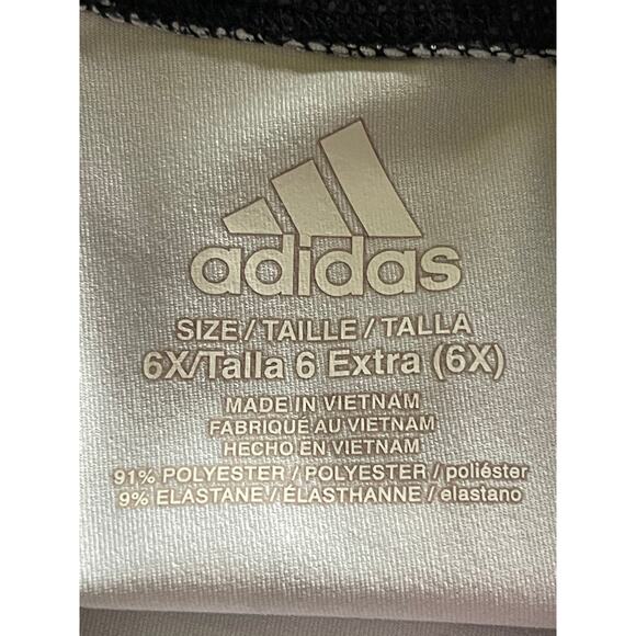 2 Pairs Girls Leggings Adidas Under Armor Size 6 - Picture 3 of 6